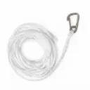 Hollow braided anchor rope