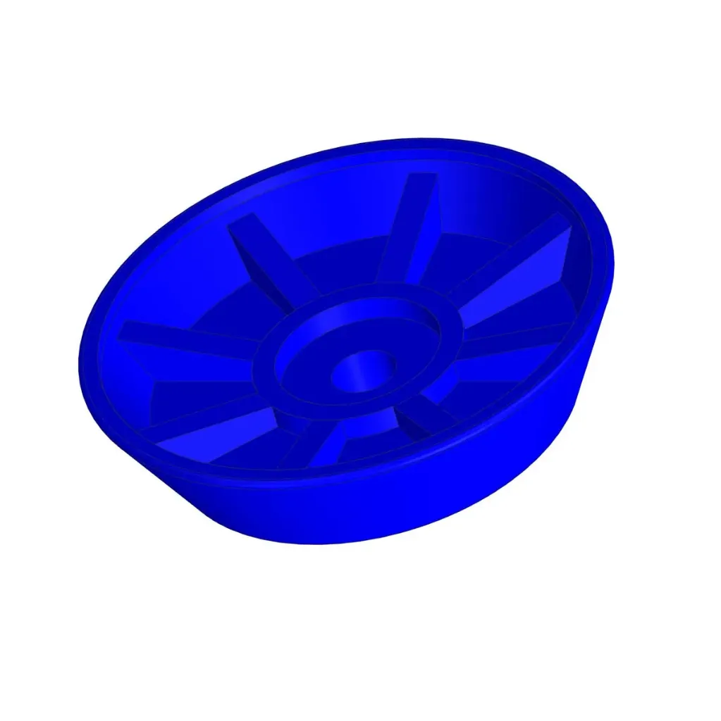 Poly Vinyl Boat Trailer Bow Roller End Bell-(Pack of 2)