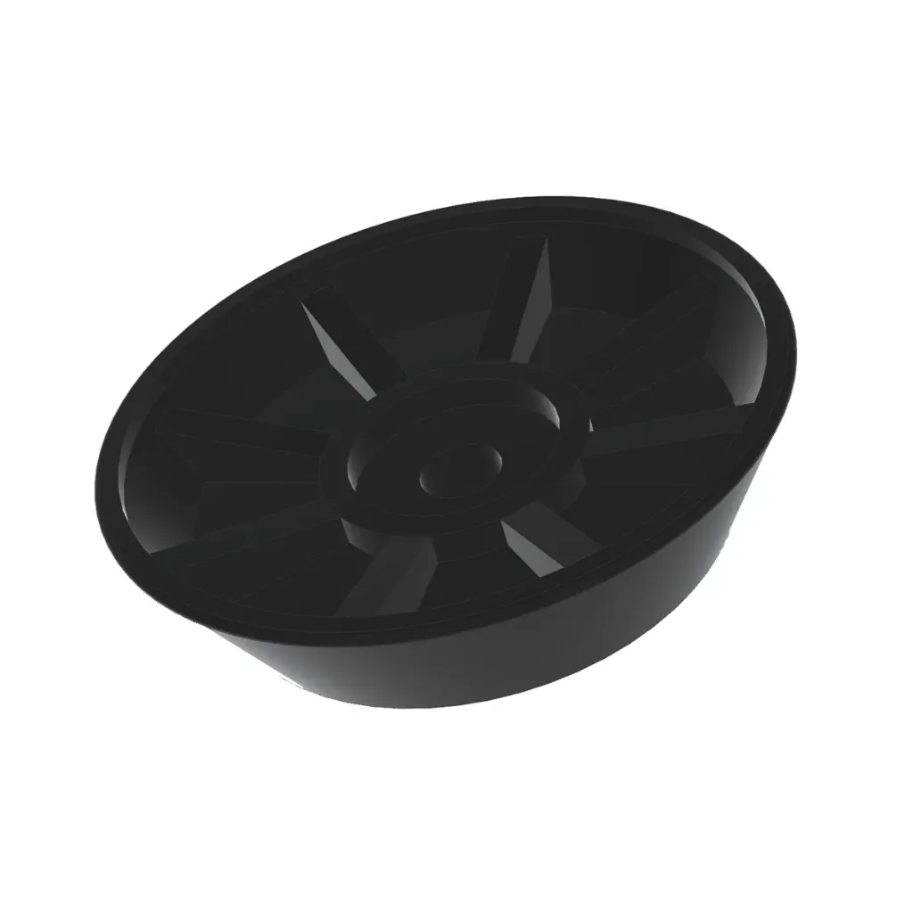 Poly Vinyl Boat Trailer Bow Roller End Bell-(Pack of 2)