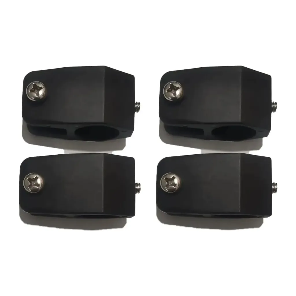 [TO-8QC3-651V] 4PCS Nylon Boat Canopy 7/8" Slide Cap Tube Eye End Cap Bimini Top Fitting