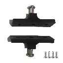 Side Mount Deck Hinge for Boat Bimini Top Fitting Boat Shade Cover, Hinge Fitting Side Mount Slide 7/8" W, 2-1/4 L