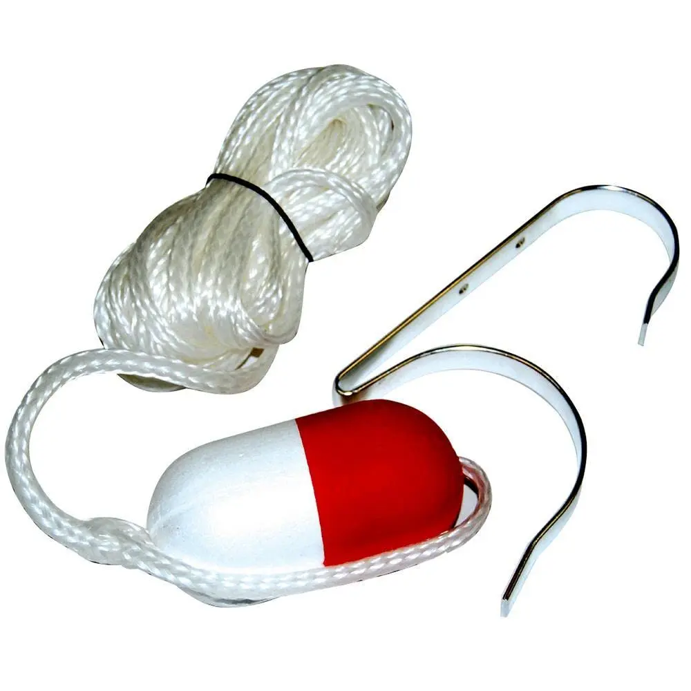 RING BUOY HOLDER WITH HEAVING LINE
