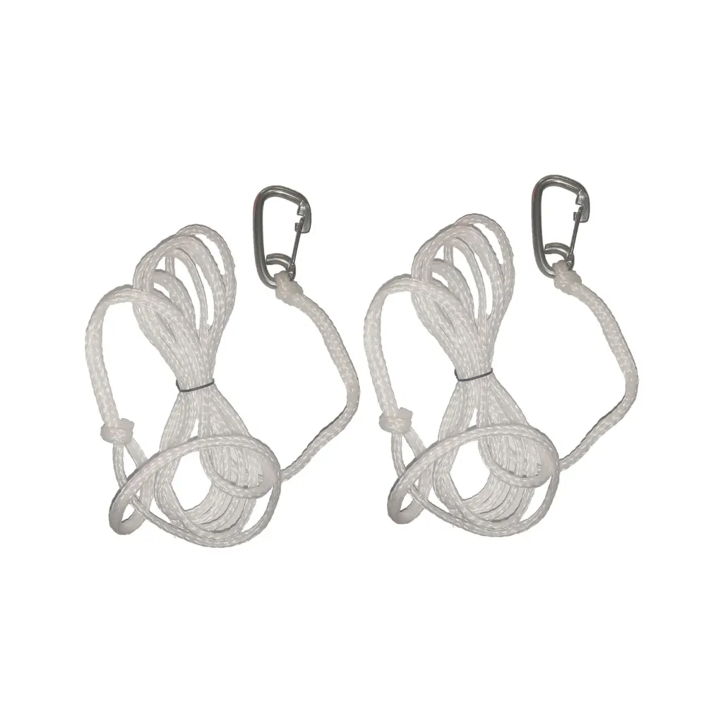 [624W5] Single Hook Dock Rope Polypropylene 5/16 inch-Value 2-Pack (5')